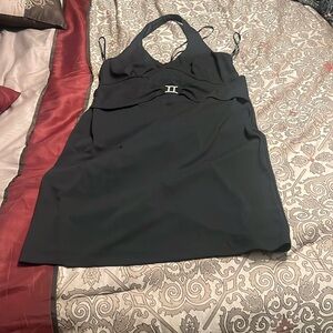 Arianna by Rachel Kaye Black halter dress size 14